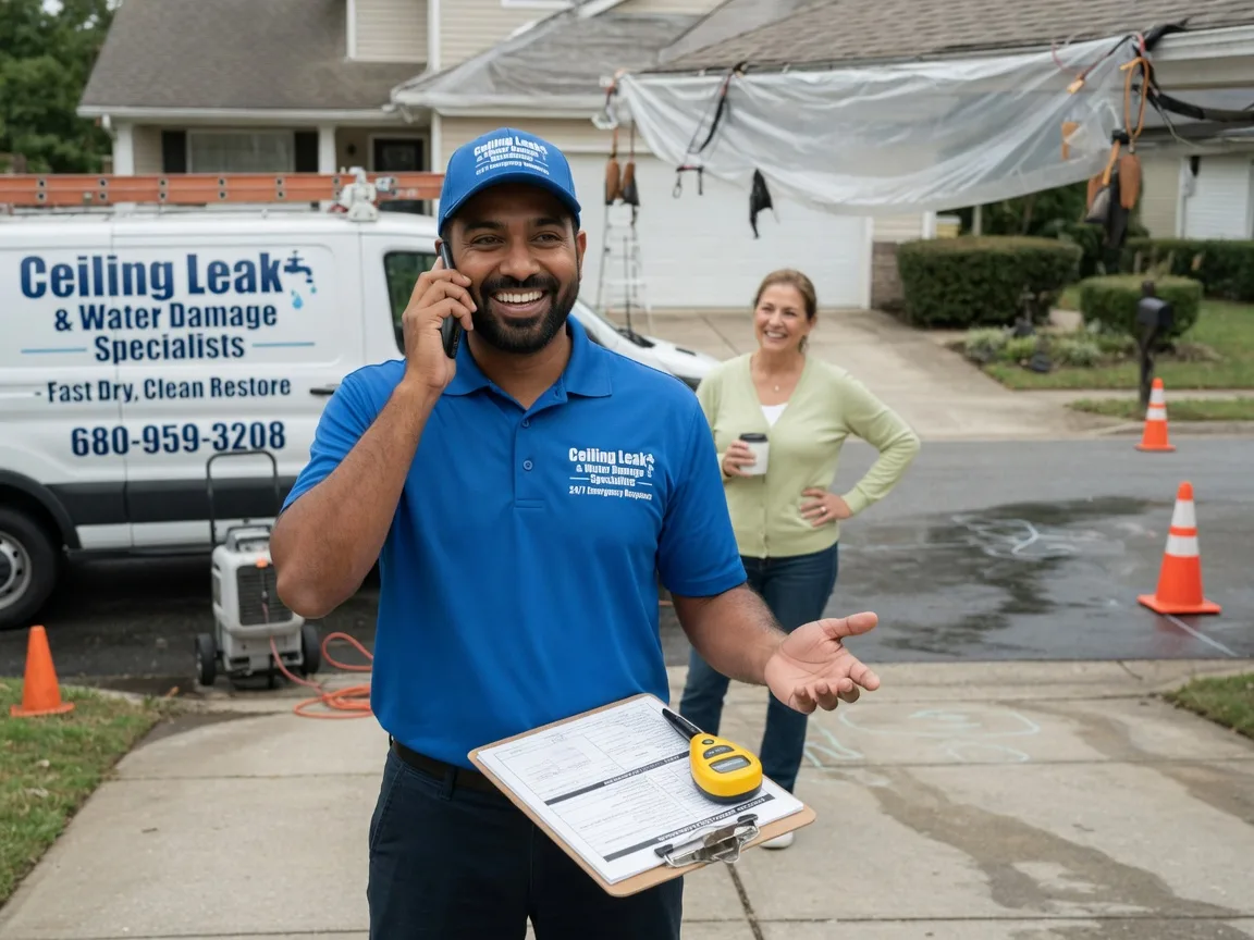Ceiling Leak Cleanup Mount Carmel, SC FAQs